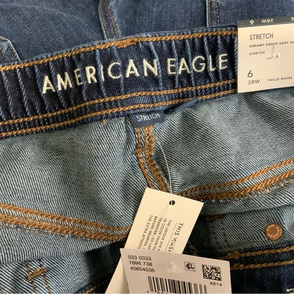 American Eagle Dream Drape Easy Shortie. Low Rise Stretch. 28W Size 6. (NWT). - Picture 8 of 8
